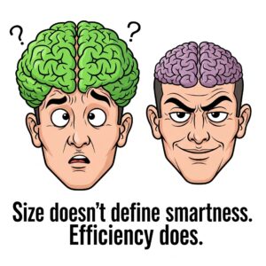 Brain size does not matter 