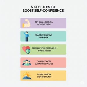 Key steps to boost Self Confidence