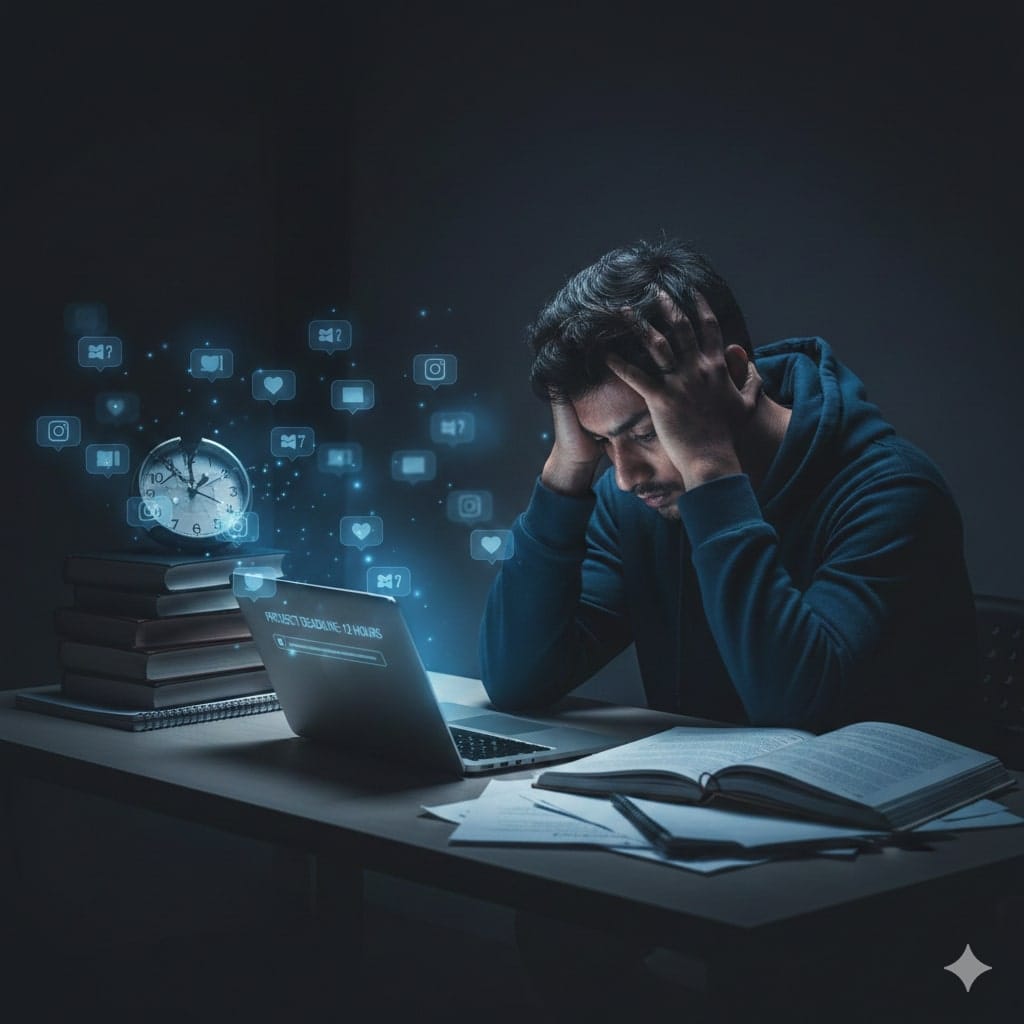 युवा पीढ़ी में तनाव, चिंता और डिप्रेशन